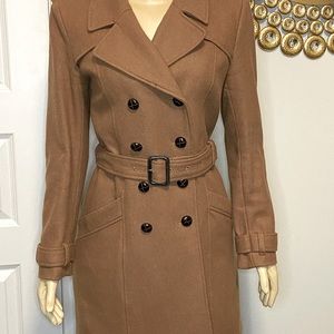 H&M Tan Wool Pea Coat